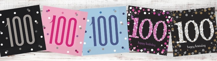 Age 100 | 100th Birthday Party Supplies | Decorations | Ideas